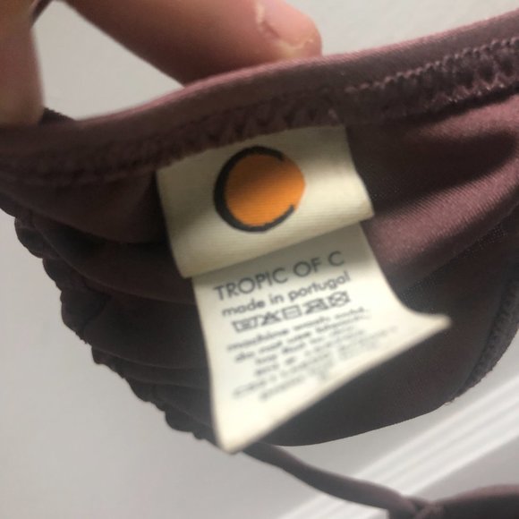 tropic of c bikini top priaia size small - Picture 6 of 8